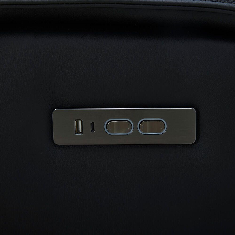 Interlochen High End Power Recliner with Power Headrest in Jet Black, , large