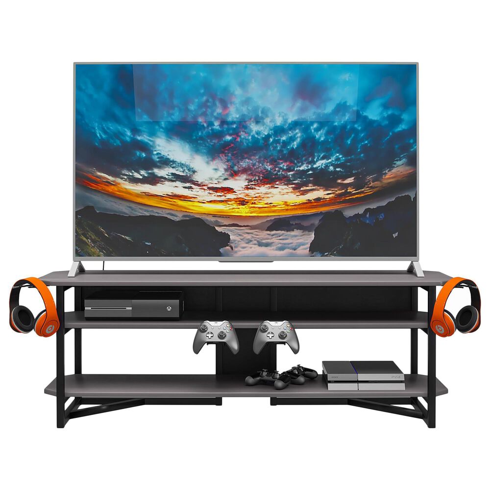 DHP Quest 65" TV Stand in Gray, , large