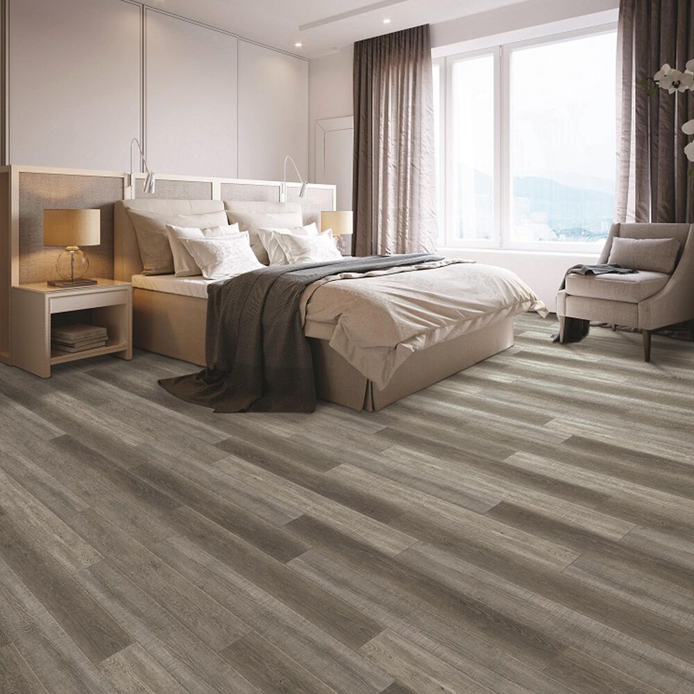 Premier Sawmill Road Stone Gray 7.25&quot; x 48&quot; Luxury Vinyl Plank, , large