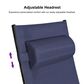 HOMLUX 3-Piece Standard Patio Chaise Lounge Set in Navy Blue, , large
