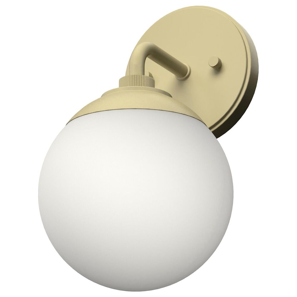 Hunter Hepburn 1-Light Wall Sconce in Painted Modern Brass, , large