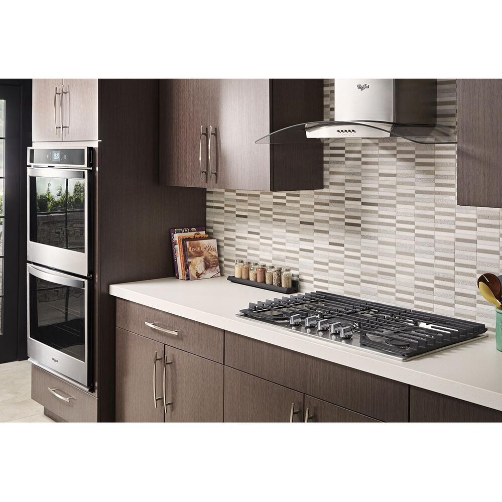 Whirlpool 36" Gas Cooktop in Stainless Steel Nebraska Furniture Mart