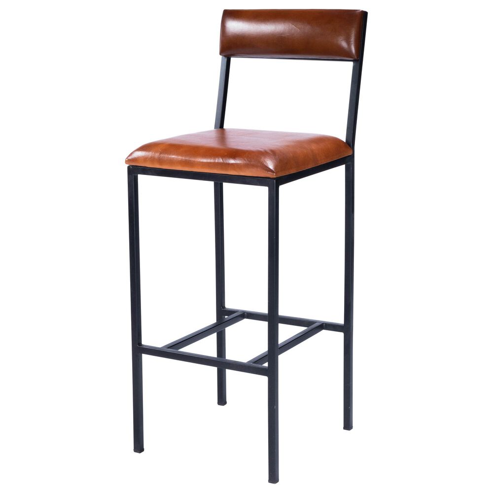 Butler Lazarus Barstool in Medium Brown, , large
