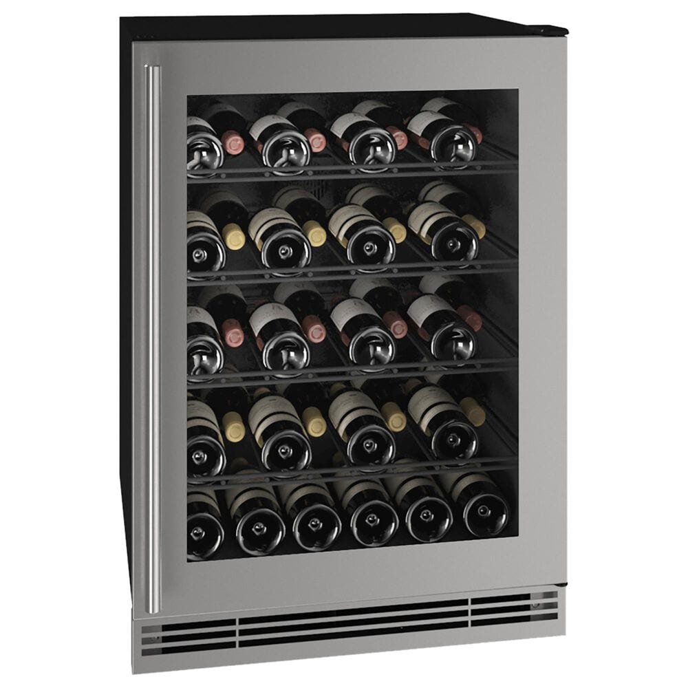 U-Line 5.7 Cu. Ft. Built-in Wine Refrigerator in Stainless Steel, , large