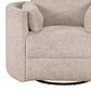 Simeon Collection Radius Manual Swivel Glider Recliner in Burlap, , large