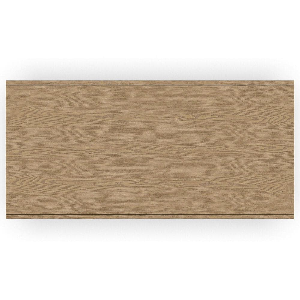 Flexsteel Waterfall Rectangular Coffee Table with Casters in Light Oak, , large