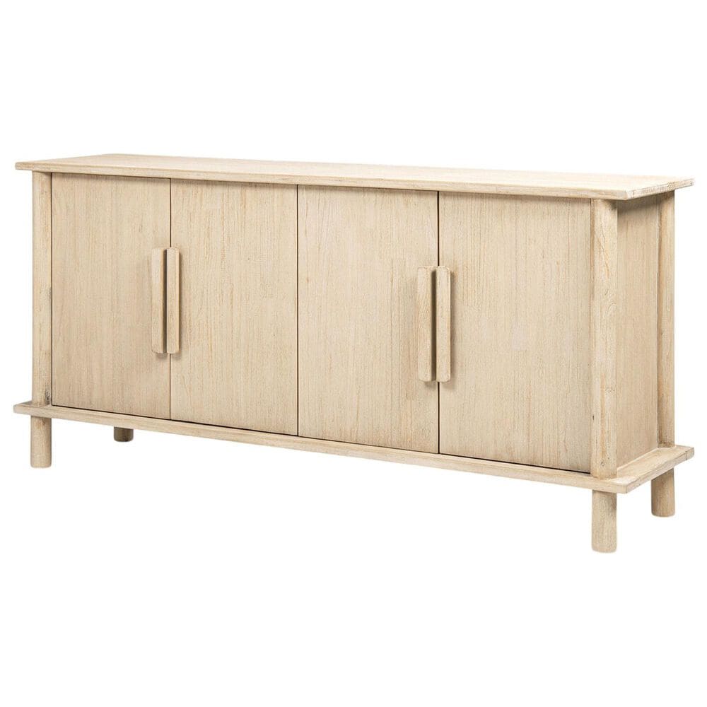 Jennifer Taylor Home Milo 4-Door Sideboard in Light Natural Cerused, , large