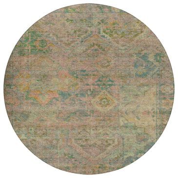 37B Tabrook TB6 Blush 8" Round Area Rug, , large