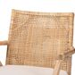 Baxton Studio Storsel Arm Chair in Natural Brown, , large