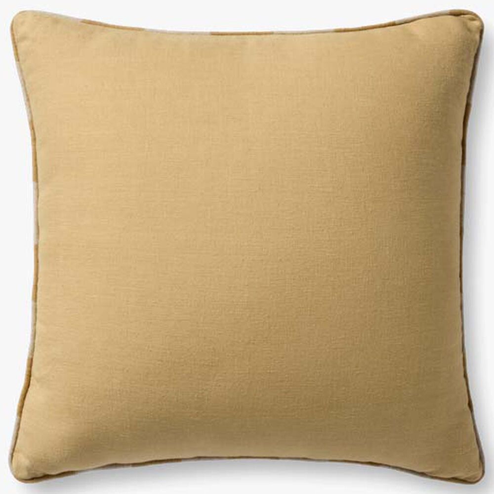 Loloi 18" Square Throw Pillow in Gold, , large