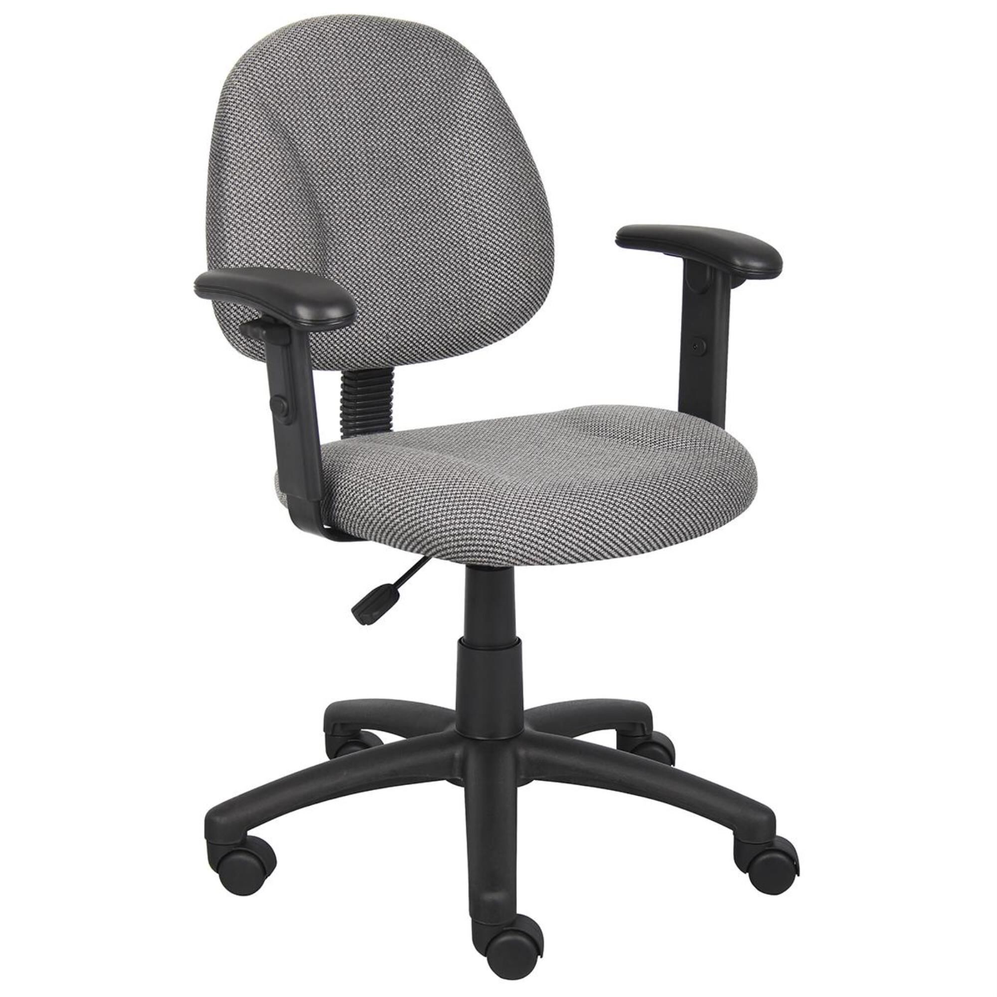 Boss deluxe posture chair with adjustable arms sales