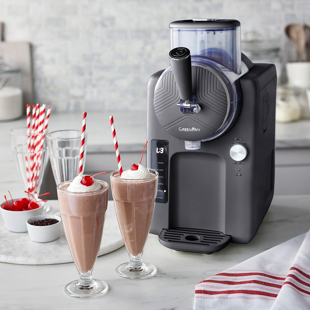 Green Pan 2 Qt. Frost Slush and Soft Serve Ice Cream Maker in Licorice, , large