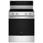 Whirlpool 2-Piece Kitchen Package with 30" Smart Electric Range and Air Fry Over-The-Range Oven in Fingerprint Resistant Stainless Steel, , large
