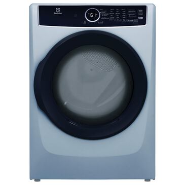 Electrolux 8 Cu. Ft. Front Load Electric Dryer with Sanitize in Glacier Blue, , large