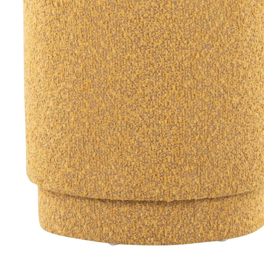 Lumisource Marla 2-Piece Upholstered Ottoman Set in Yellow, , large