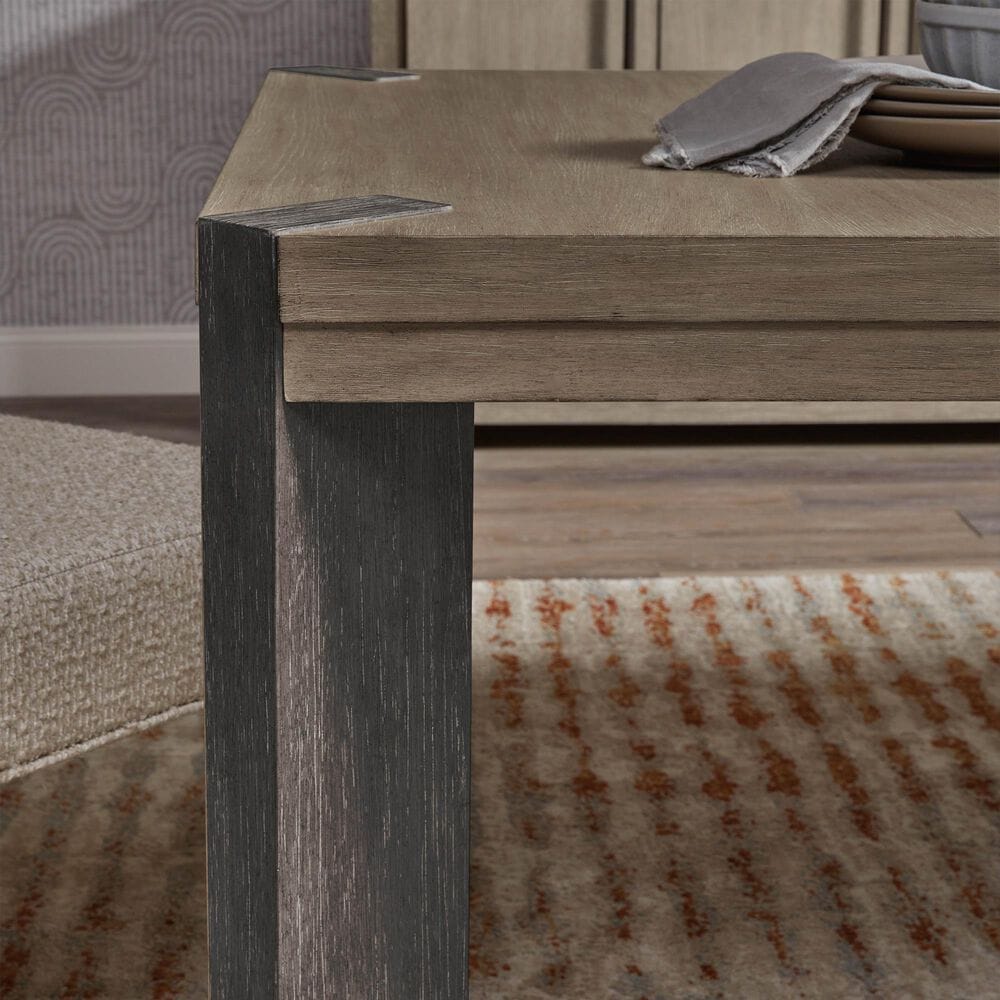 Chapel Hill Anderson Park 7-Piece Rectangular Dining Set in Moose Trail and Frontier Brown, , large