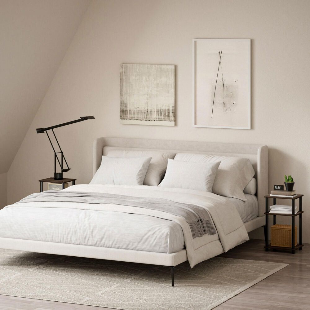 HOMLUX 3-Tier Turn-N-Tube End Table in Columbia Walnut and Black (Set of 2), , large