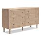 Ashley Cielden 6-Drawer Dresser Only in Tan, , large