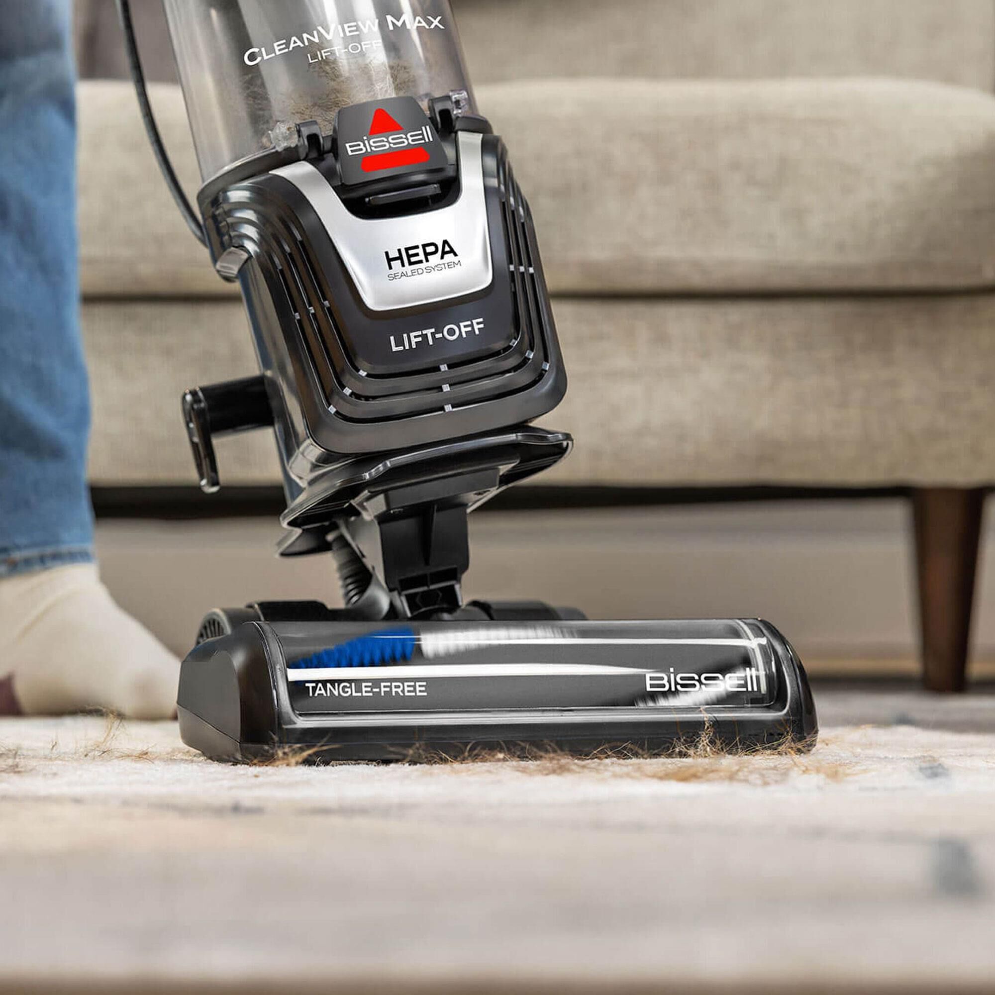 Bissell CleanView Max Lift-Off Upright Vacuum in Cobalt Blue and Black