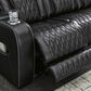 Ashley Boyington Power Reclining Sofa in Black, , large