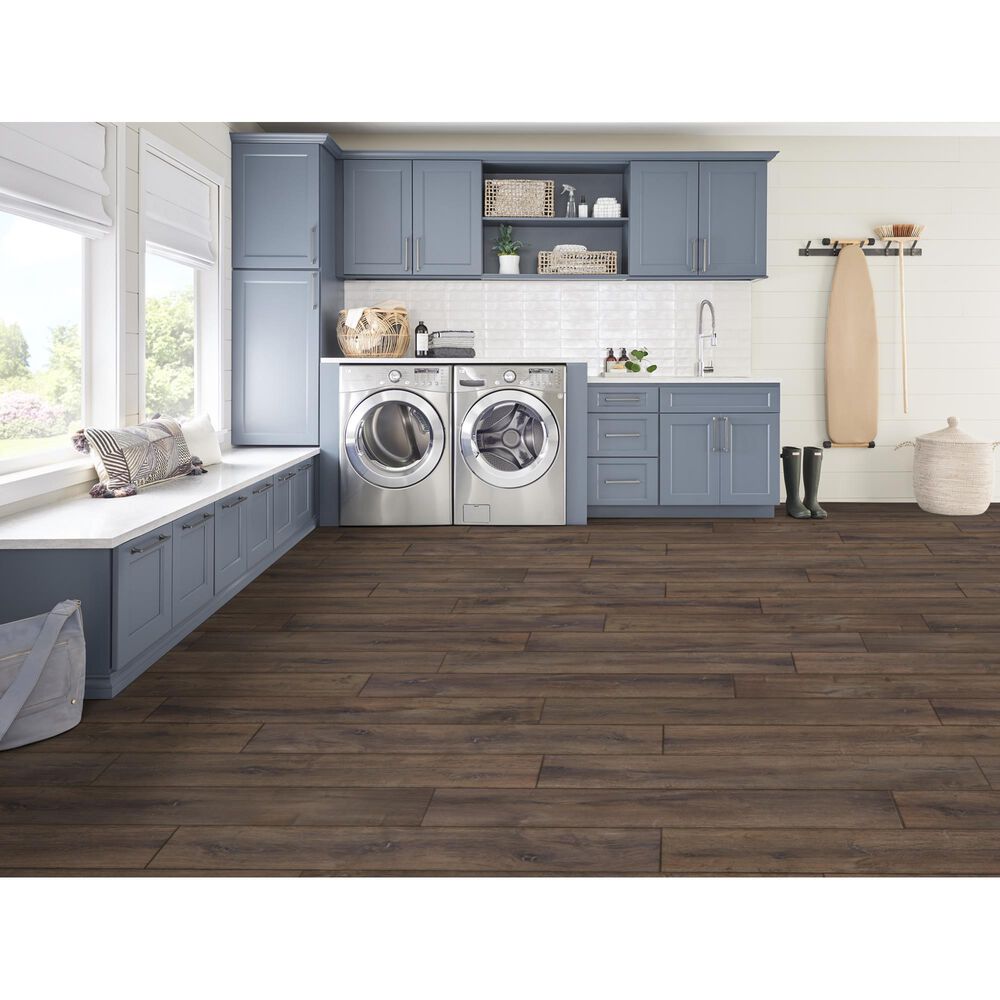 Mannington Restoration Blacksmith Oak Rust 8&quot; x 51&quot; Laminate, , large