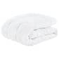 Hampton Park Cloud Soft Queen Overfilled Plush Hypoallergenic Down Alternative Waterproof Mattress Pad in White, , large