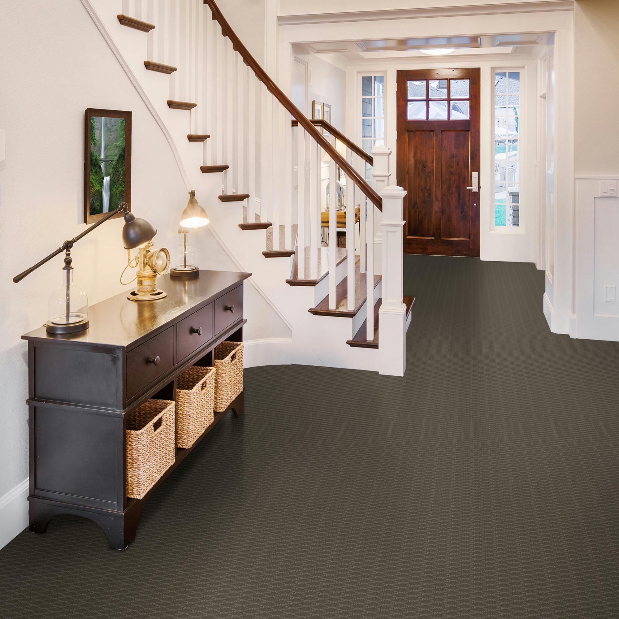 Karastan Authentic Luxury Carpet in Heavy Metal