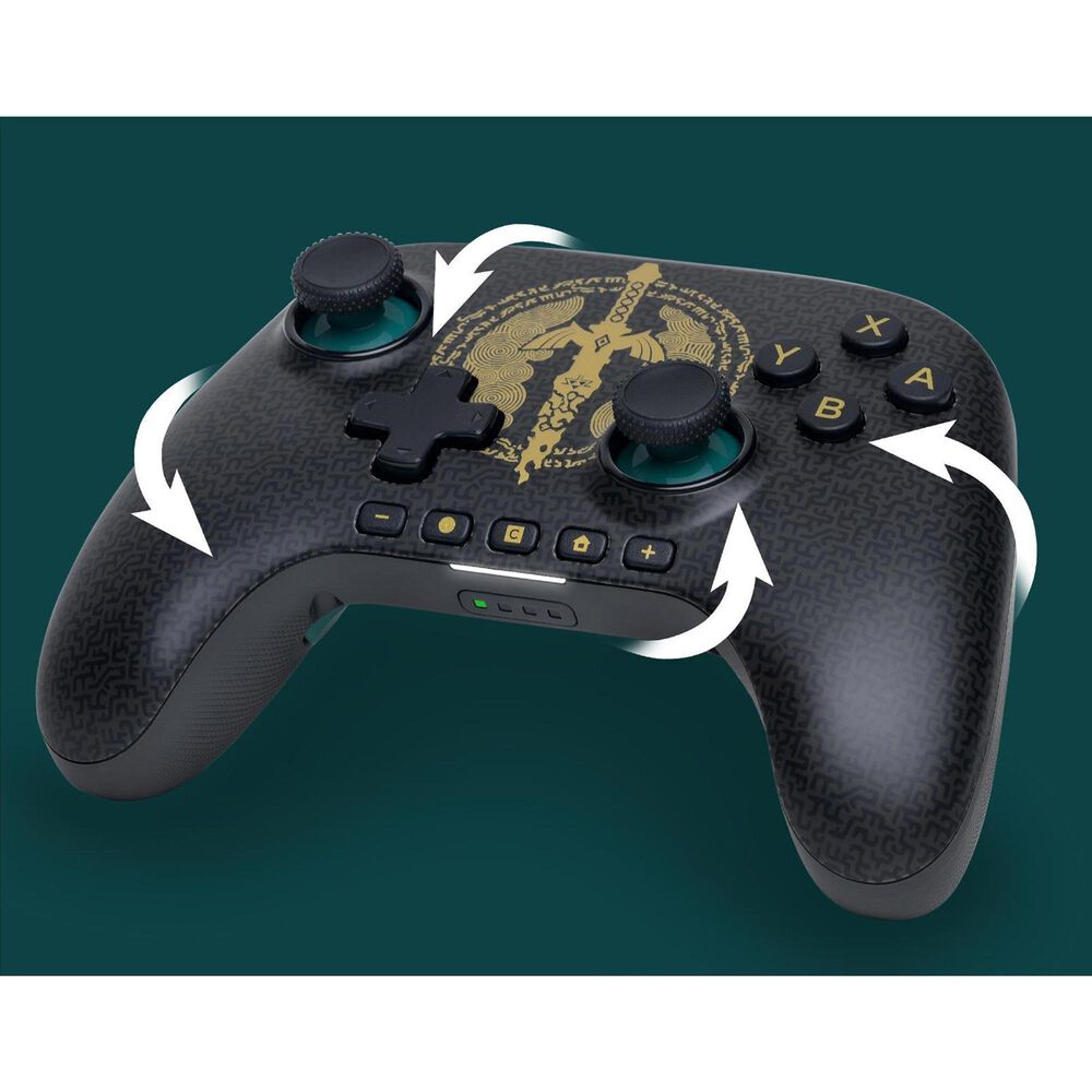 PowerA Advantage Wireless Controller for Nintendo Switch 2 with Decayed Master Sword Style in Multicolor, , large