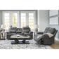 Ashley Side-Swipe Manual Reclining Sofa in Charcoal, , large