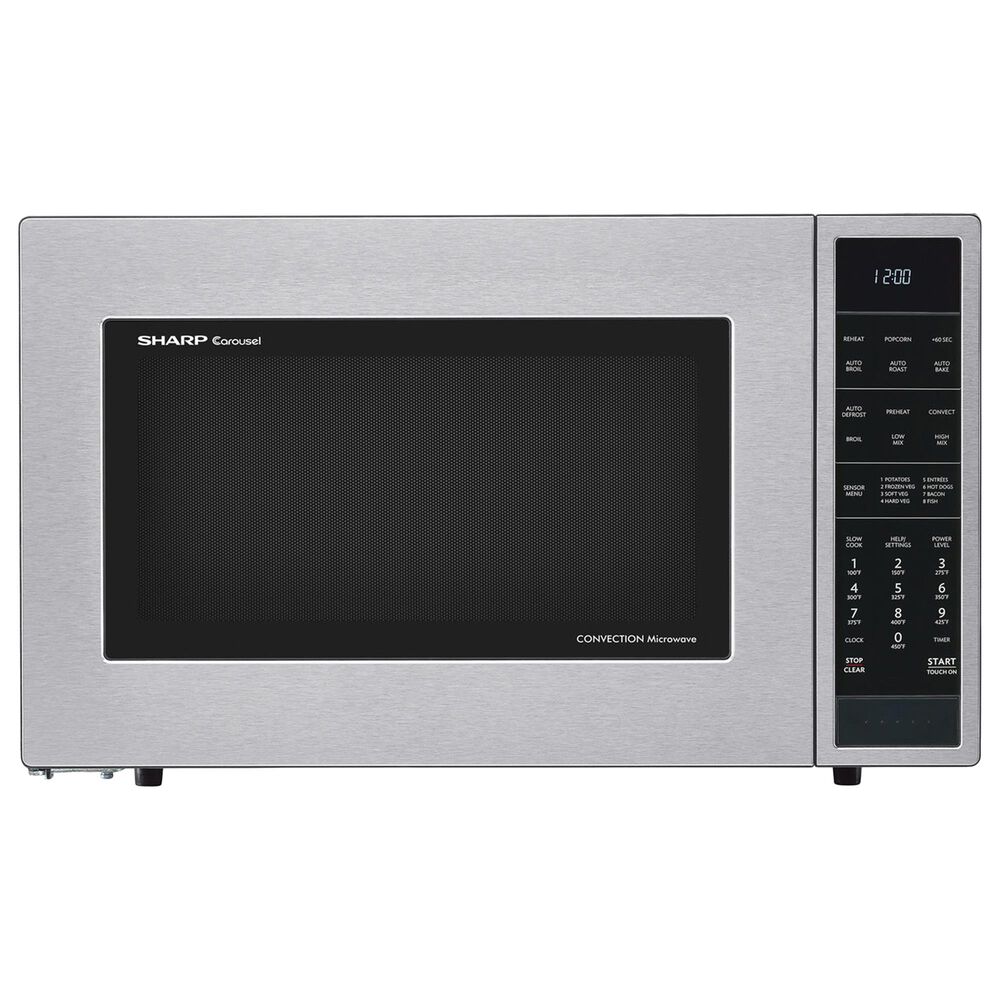 Sharp 1.5 Cu. Ft. Convection Microwave Oven in Stainless Steel, , large