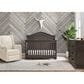 Delta Children Asher 6-In-1 Convertible Crib in Rustic Grey, , large