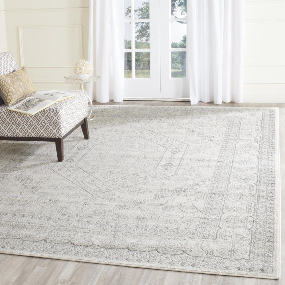 Safavieh Adirondack ADR108B-10 10&#39; x 14&#39; Ivory/Silver Area Rug, , large