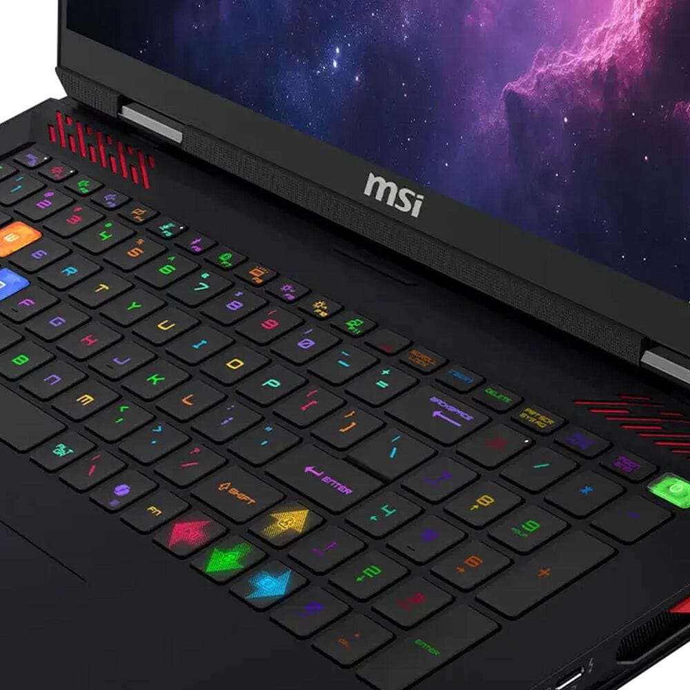 MSI 18&quot; Raider 18 HX AI A2XWJG Laptop | Intel Core Ultra 9-285HX - 64GB RAM - NVIDIA GeForce RTX 5090 - 2TB SSD in Core Black, , large
