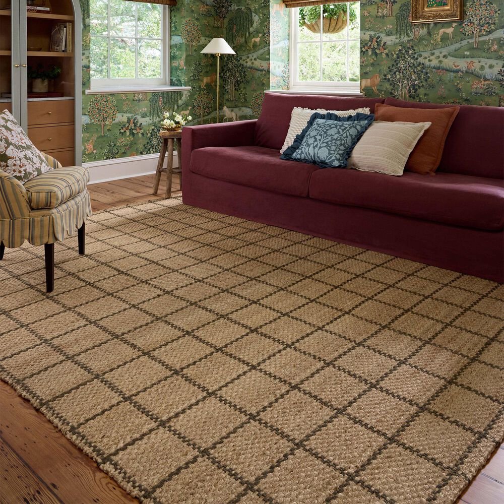 Loloi II Fletcher 5&#39; x 7&#39;6&quot; Natural and Olive Area Rug, , large