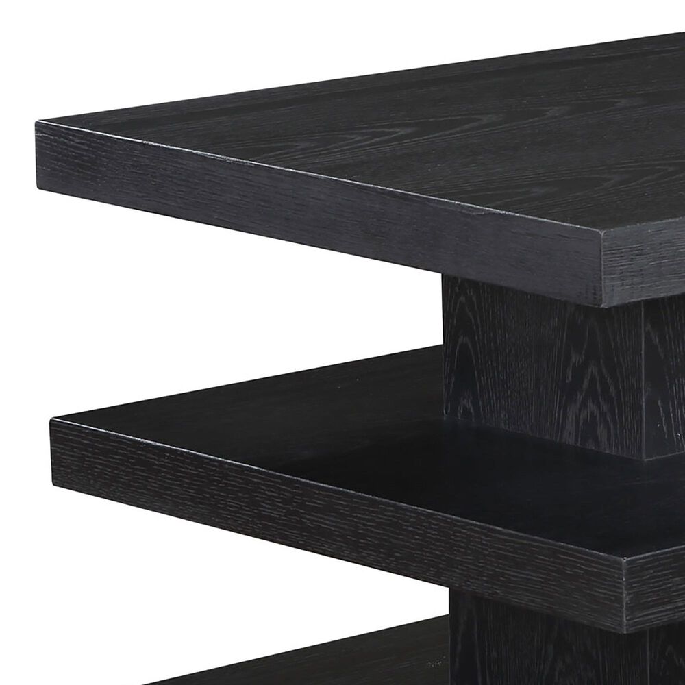Steve Silver Canyon Square End Table in Black, , large