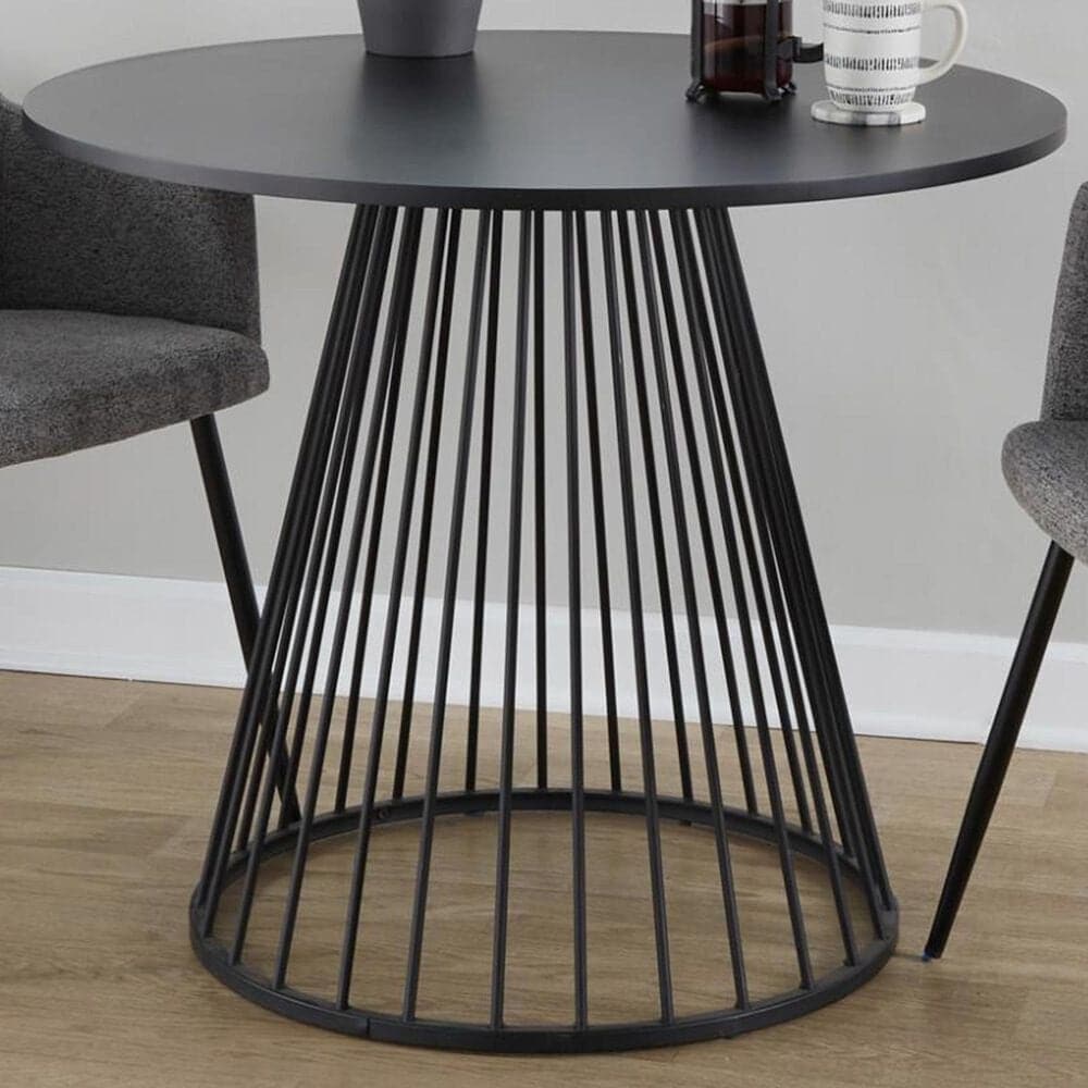 LumiSource Canary Dining Table in Black - Table Only, , large