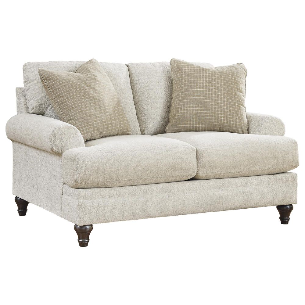 Ashley Valerani Stationary Loveseat in Sandstone, , large