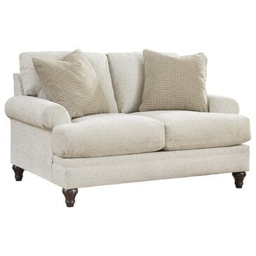 Ashley Valerani Stationary Loveseat in Sandstone, , large