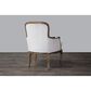 Baxton Studio Napoleon Accent Chair in Beige, , large