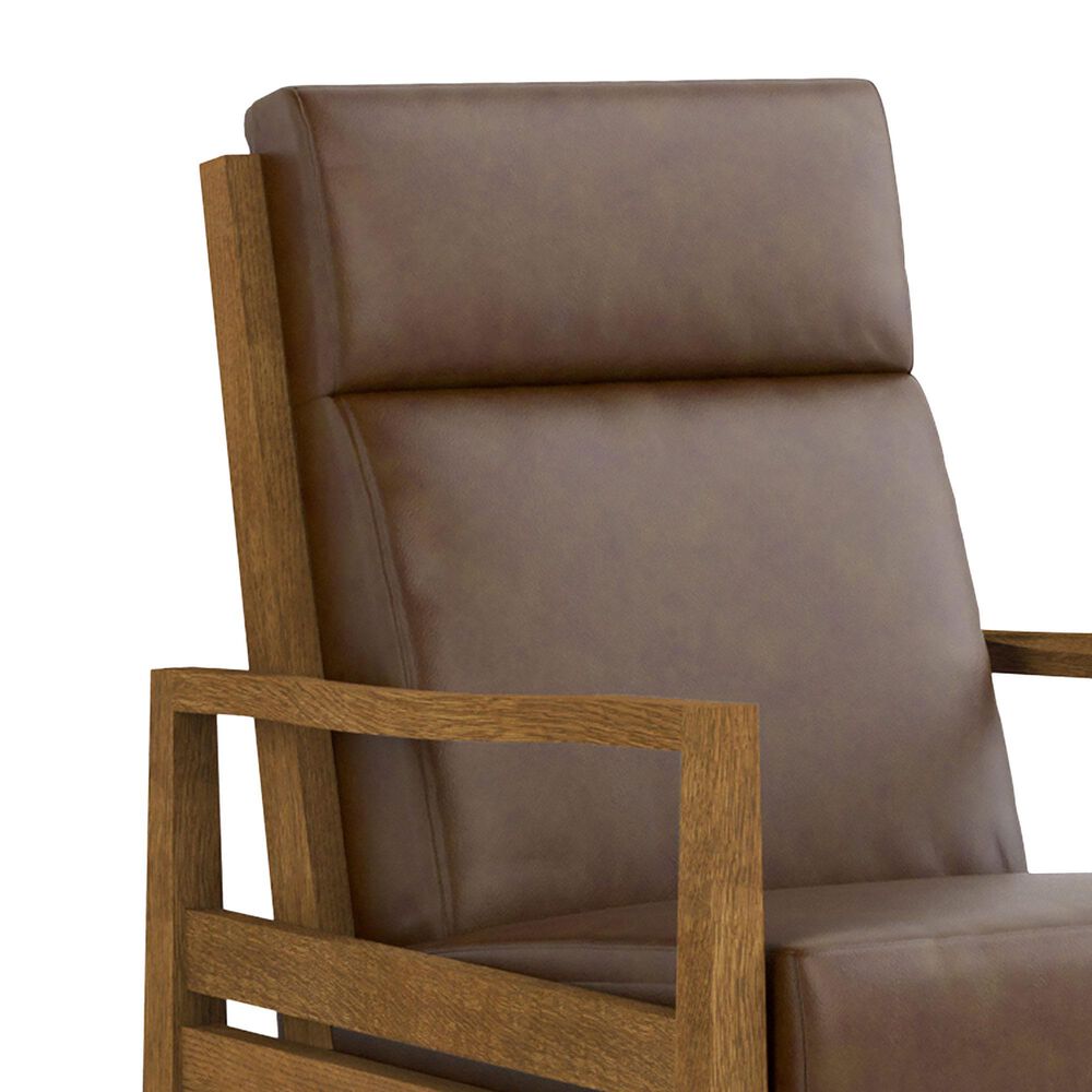 Stickley Furniture Surrey Hills Push Back Recliner in Morganton Cola, , large