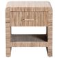 Baxton Studio Callan 1-Drawer Nightstand in Natural, , large