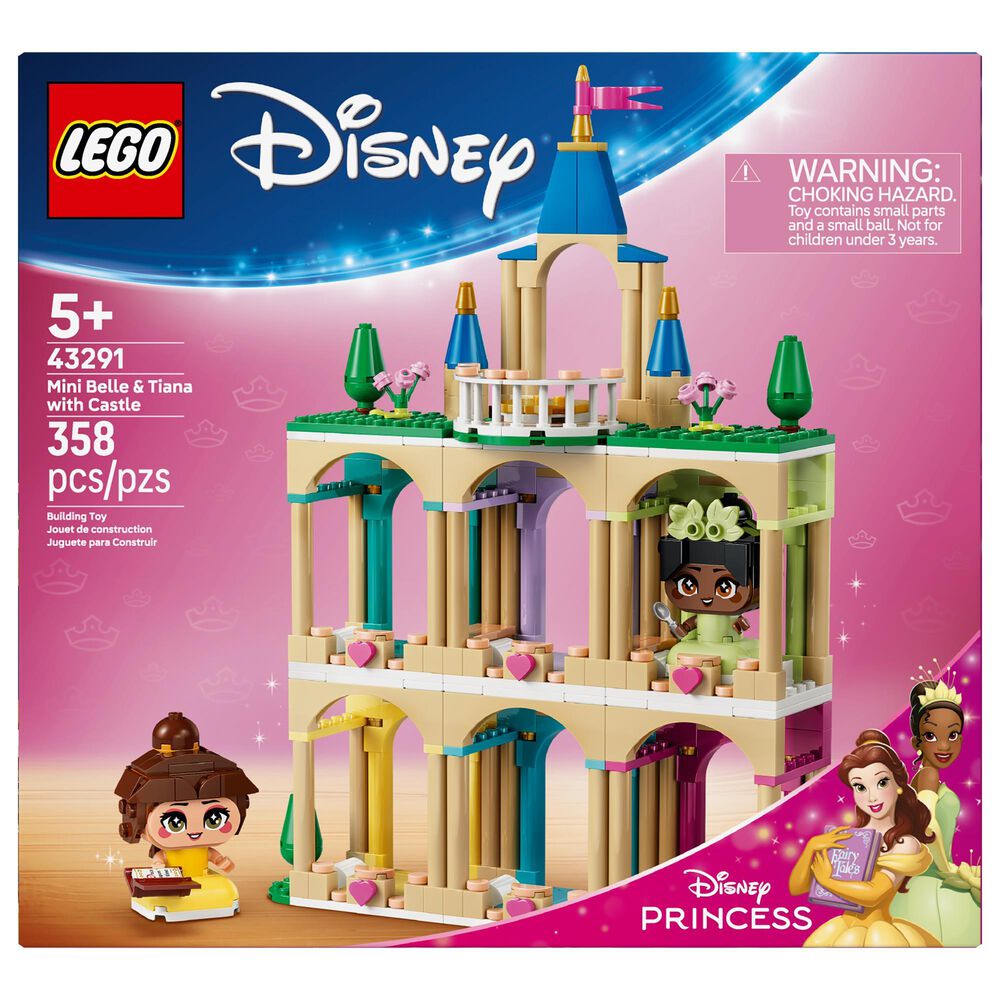 LEGO Disney Mini Belle and Tiana with Castle Building Set, , large
