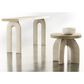 Bernhardt Antibes Round End Table in Roz and Pumice, , large