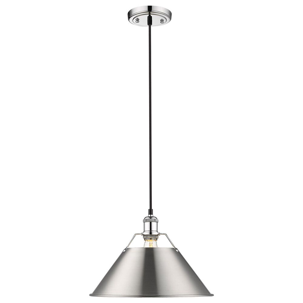 Golden Lighting Orwell 14" Large Pendant in Chrome, , large