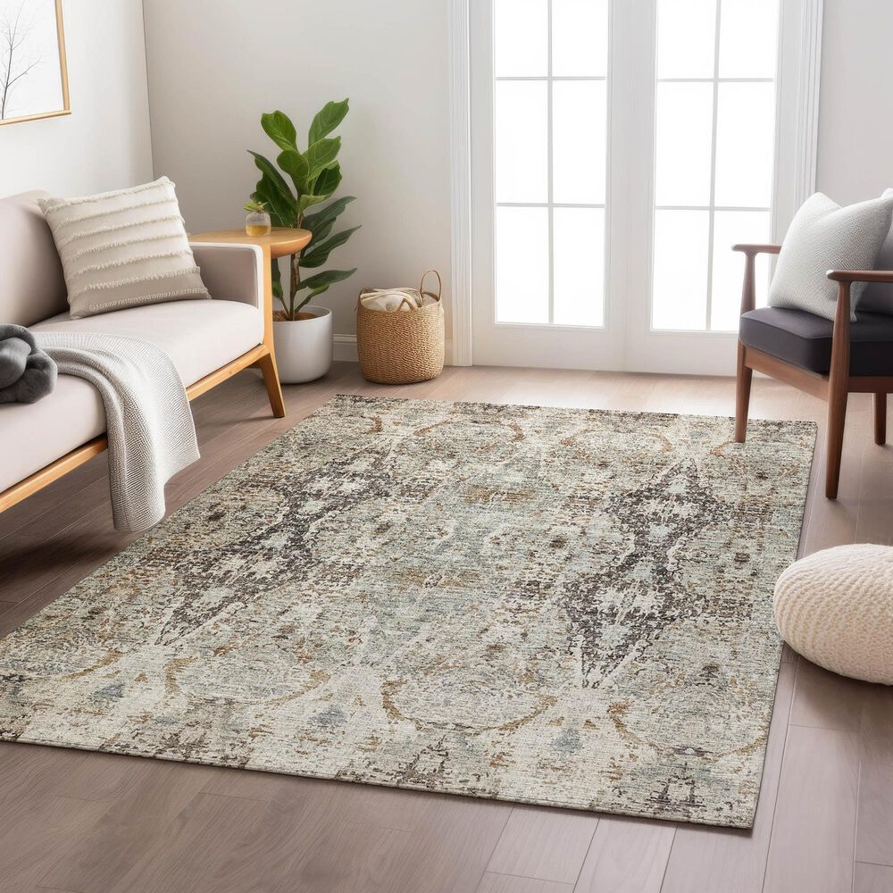 Dalyn Rug Company Karaj KJ9 8&#39; x 10&#39; Linen Indoor/Outdoor Area Rug, , large