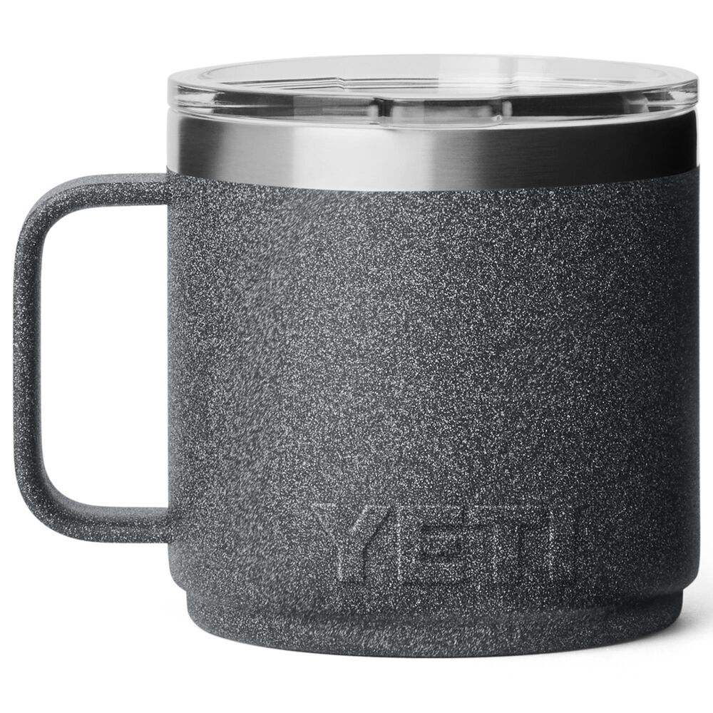 YETI Rambler 14 Oz Ceramic Lined Stackable Mug 2.0 with MagSlider Lid in Black Stone, , large