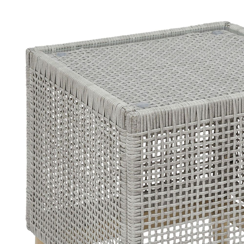 Ashley Seton Creek Patio Square End Table in Gray, , large