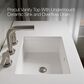 Kohler Winnow 36" Single Bathroom Vanity in White with 2 cm White Quartz Top, , large
