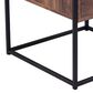 Southern Enterprises Olivern End Table in Black and Natural, , large