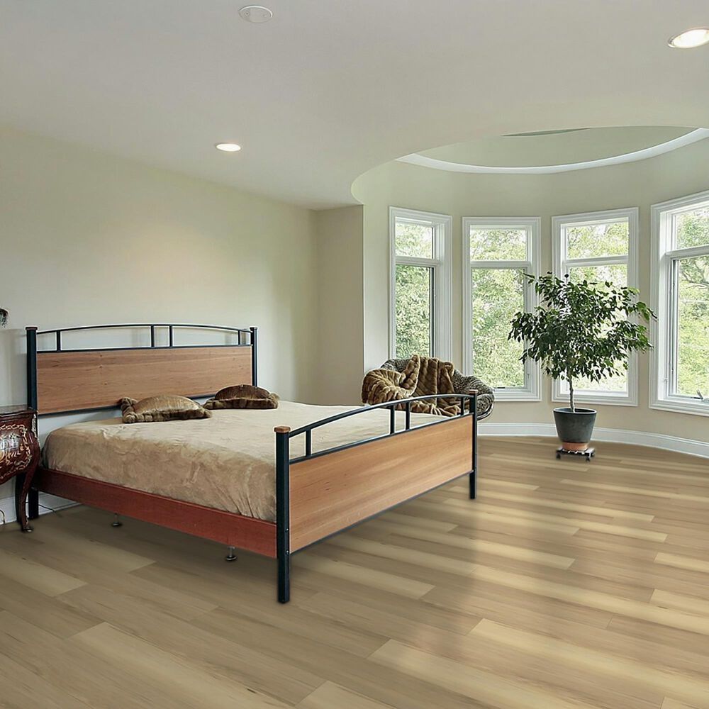 Tru-Cor SPC Bridge Hickory 8&quot; x 60&quot; Luxury Vinyl Plank, , large